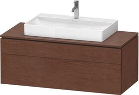 Duravit Waschtischunterbau L-CUBE 1220x482x550mm sw hgl o ES