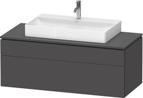 Duravit Waschtischunterbau L-CUBE 1220x482x550mm gra ma o ES