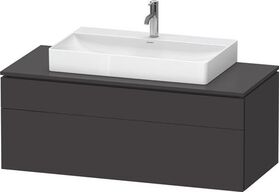 Duravit Waschtischunterbau L-CUBE 1220x482x550mm gra s-matt o ES