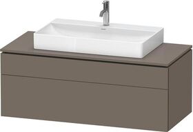 Duravit Waschtischunterbau L-CUBE 1220x482x550mm fla gr sdm o ES