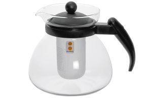MONTANA Teekanne ':duo' 1500 ml Glas, Kunststoff Teekanne, Teefilter