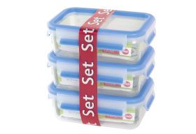 EMSA Frischhaltedosen 'Clip & Close' 3er Set 3 x 500 ml