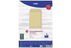 Versandtaschen DIN C4 bra 10St - VPE: 10