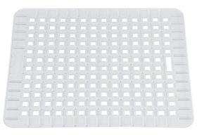 WÜLLNER & KAISER Spülbeckenmatte 31,5x27cm transparent eckig - VPE: 10
