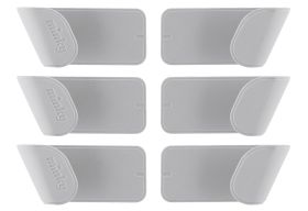 Topfdeckelhalter grau 3er Set