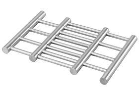 Topfuntersetzer Edelstahl - 6 VPE