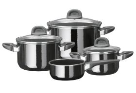 SILIT  Sila.Modesto Topf-Set4tl Black