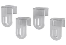 my basics Fenster-Dekohaken transparent 4er Karte - VPE: 5