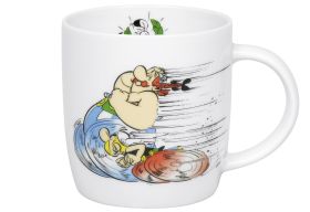 KÖNITZ  Kaffeebecher Asterix Rennen - 6 VPE
