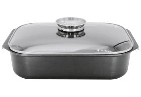 KARL KRÜGER  Aromabräter m.Glasdeckel 5,5l