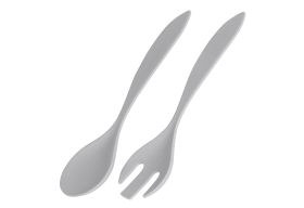 MAGU  MAGU Salatbesteck 30cm silber - 4 VPE