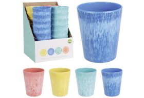 Becher Melamin 350ml sortiert  - 24 VPE