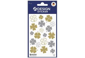 AVERY ZWECKFORM  Sticker transp Folie Klee 4415 - 10 VPE