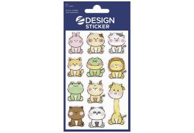 AVERY ZWECKFORM  Sticker Glossy Tiere 4428 - 10 VPE