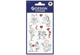 AVERY ZWECKFORM  Papier Sticker Brautpaar 55181 - 10 VPE