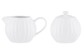 PRICE & KENSINGTON  Milch und Zucker-Set Luxe weiß