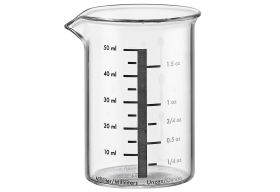 KÜCHENPROFI  Messbecher 50ml Glas - 12 VPE