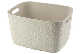 CURVER  Aufbew.-Korb Softex 19l creme - 5 VPE