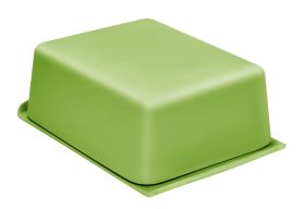 MAGU  Butterdose Natur-Design grün