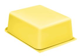 MAGU  Butterdose Natur-Design gelb