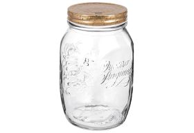 Quattro Stagioni  Einmachglas QS1000ml mD Kupfer - 6 VPE