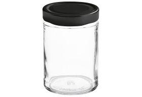 DOSEN-ZENTRALE  Hochrandglas 580ml Cap 82mm sw - 6 VPE