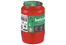 BOLSIUS  BOLSIUS Kompolicht Nr.3 rot - 20 VPE