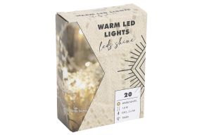 Drahtlichterkette 20LED - 24 VPE