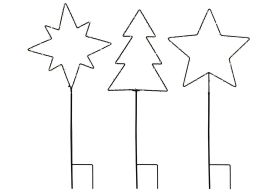 Gartenstecker 30LED 70cm sort - 12 VPE