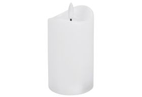 LED Kerze Wachs 12,5x7 elfenb - 12 VPE
