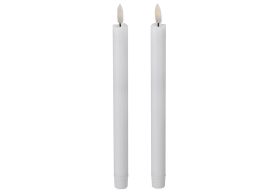 LED Leuchterkerze elfenb.2er - 12 VPE