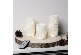 HI  LED Wachskerzen m.T Ø7,5 3er S