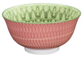 cilio tisch-accessoires  Bowl Amici Rauten 15,5cm rosa - 6 VPE