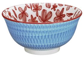 cilio tisch-accessoires  Bowl Amici Rauten 15,5cm blau - 6 VPE