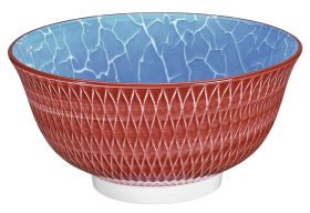 cilio tisch-accessoires  Bowl Amici Rauten 15,5cm rot - 6 VPE