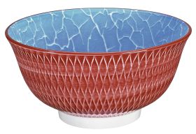 cilio tisch-accessoires  Bowl Amici Rauten rot 18cm - 6 VPE