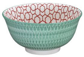 cilio tisch-accessoires  Bowl Amici Rauten türkis 18cm - 6 VPE