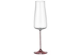 BOHEMIA CRISTAL  Selection Sektkelch Alex rose - 6 VPE