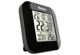 MEBUS  MEB Funkwecker digital schwarz