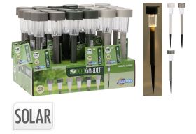 Solarstecker 16x1,8cm sort - 24 VPE