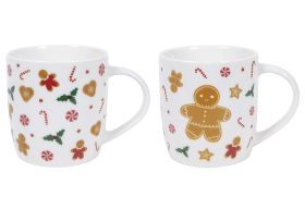 Weihnachtsbecher sortiert weiß - 6 VPE