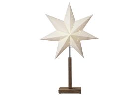 STAR TRADING  Standleuchte Stern Karo Mini