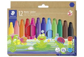 STAEDTLER  Fasermaler Noris junior 12ST - 10 VPE