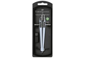 Faber-Castell  Schnellver.Zirkel Grip skyblue - 5 VPE