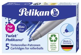 PELIKAN  Tintenroller-Patronen blau 5PA - 10 VPE