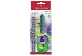 Faber-Castell  Schreibset Dino 4tlg - 10 VPE