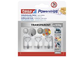 TESA  Powerstrips wired hook S klar - 6 VPE