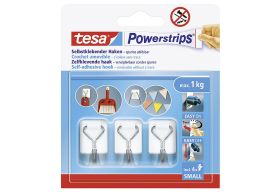 TESA  Powerstrips wired hook S weiß - 6 VPE