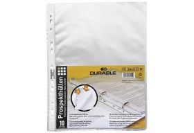 DURABLE  Prospekthülle A4 genarbt 10St - 10 VPE