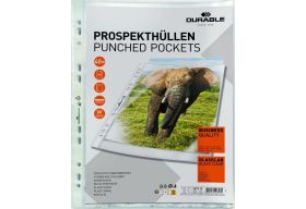 DURABLE  Prospekthülle A4 glasklar 40St - 25 VPE